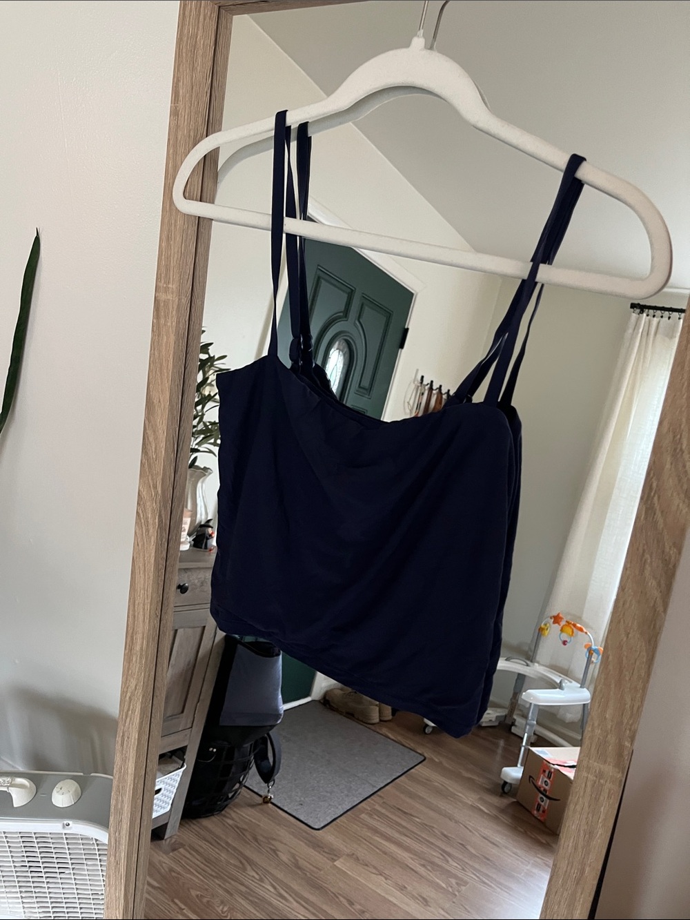 aerie Navy Double-Strap Cami